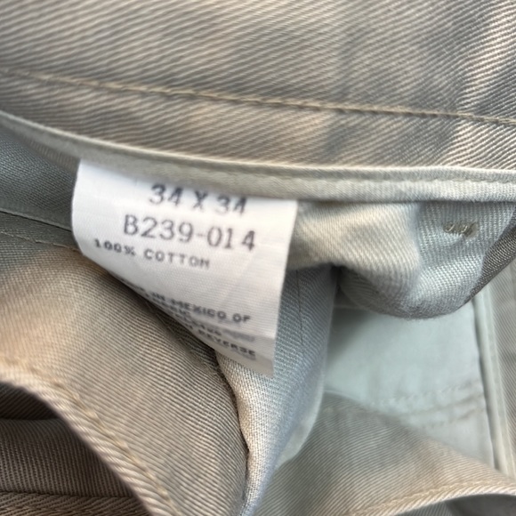 Wrangler Riata Dress Pants Khaki Color 34X34 - Picture 8 of 8